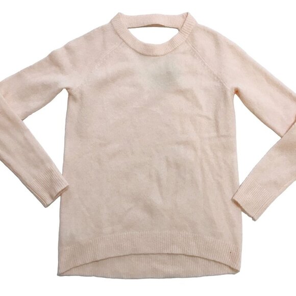 Loft pale pink sweater with Back cut out detail, Size SP - Picture 4 of 9